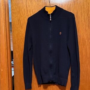 Stylish Black Zip-Up Sweater for Men